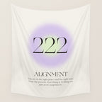 Angel Number 222 | Alignment Wall Tapestry Gallery Image 4