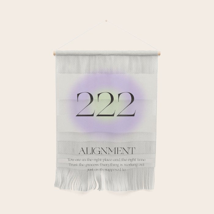 Angel Number 222 | Alignment Wall Hanging Gallery Image 1