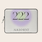 Angel Number 222 | Alignment Laptop Sleeve Gallery Image 1