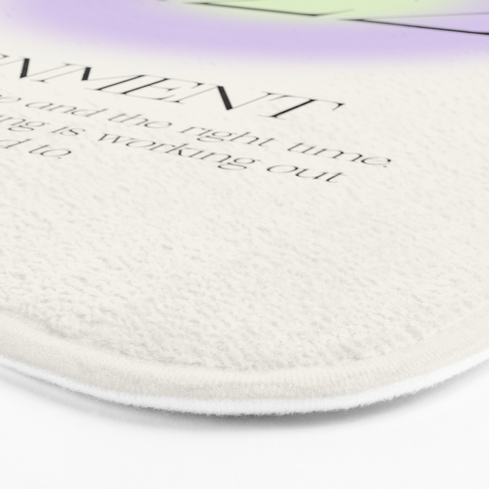 Angel Number 222 | Alignment Bath Mat Gallery Image 3