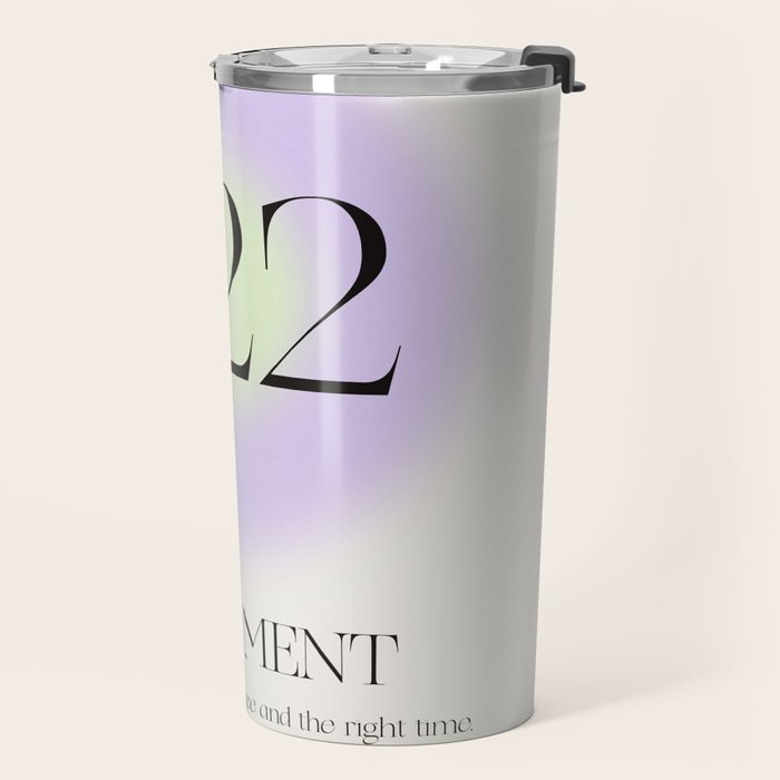 Angel Number 222 | Alignment Travel Mug Gallery Image 2