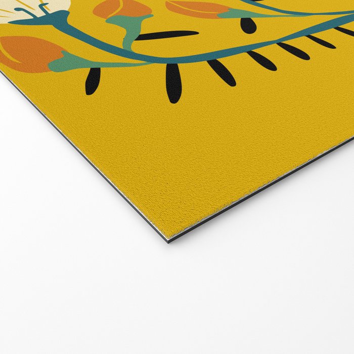 Matisse expression serenity yellow Welcome Mat Gallery Image 2