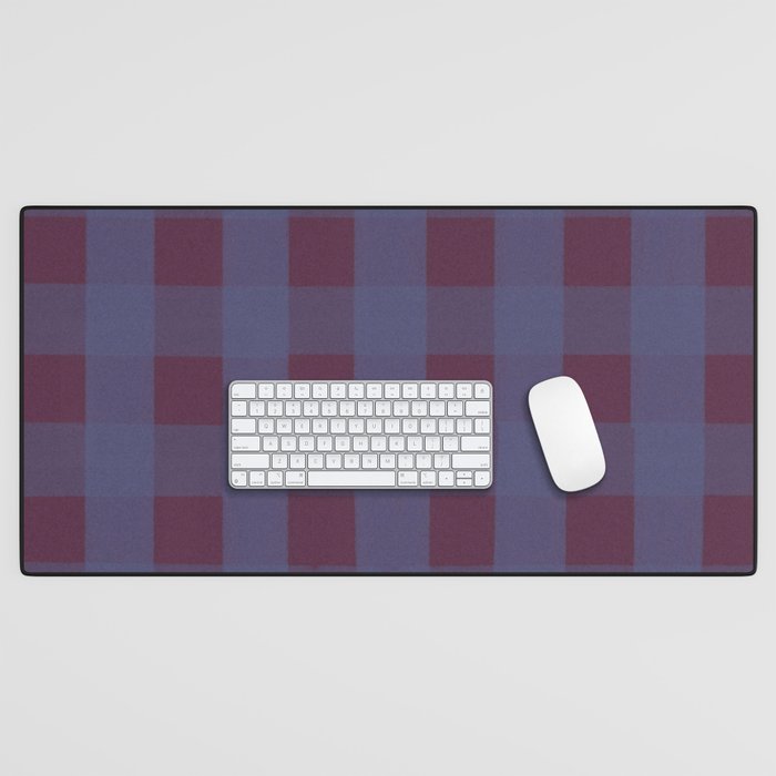 Purple criss-cross Desk Mat Gallery Image 1