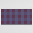 Purple criss-cross Desk Mat Gallery Image 3