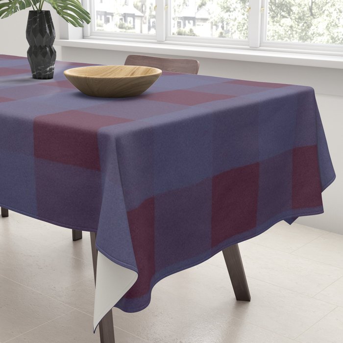 Purple criss-cross Tablecloth Gallery Image 3