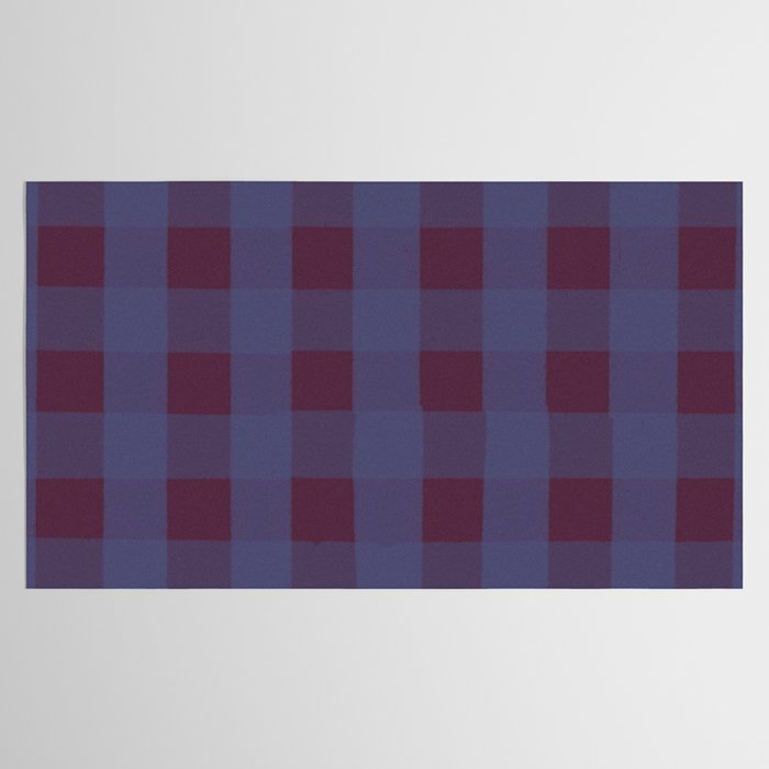 Purple criss-cross Tablecloth Gallery Image 2