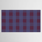 Purple criss-cross Tablecloth Gallery Image 2