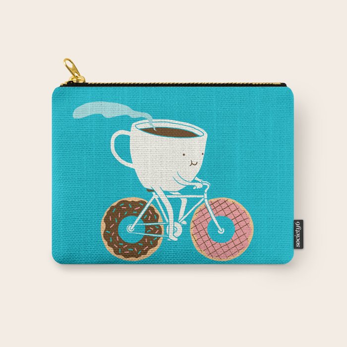 Coffee and Donuts Carry All Pouch Gallery Image 1