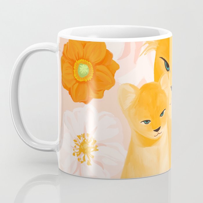 Mother Lion and cub II Coffee Mug Gallery Image 3