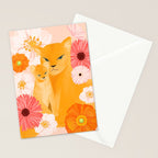 Mother Lion and cub II Stationery Card Gallery Image 2