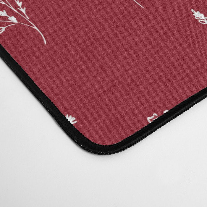 Red Wildflowers Desk Mat Gallery Image 4