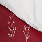 Red Wildflowers Comforter Gallery Image 4