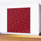 Red Wildflowers Wall Mural Gallery Image 2