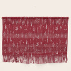 Red Wildflowers Wall Hanging Gallery Image 1