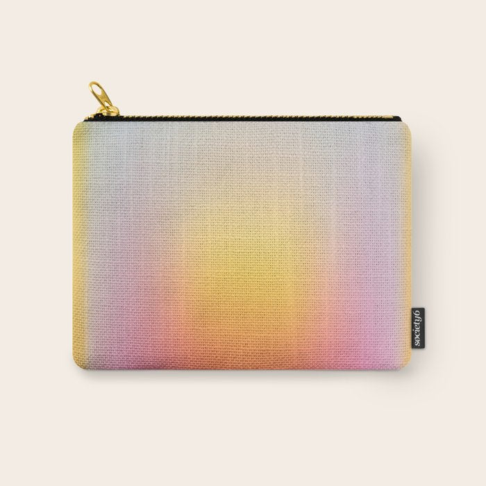 Colorfield Aura Gradient Abstract Art Minimalist Modern Carry All Pouch Gallery Image 1