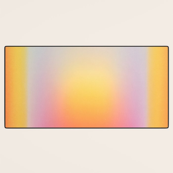 Colorfield Aura Gradient Abstract Art Minimalist Modern Desk Mat Gallery Image 3
