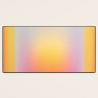 Colorfield Aura Gradient Abstract Art Minimalist Modern Desk Mat Gallery Image 3