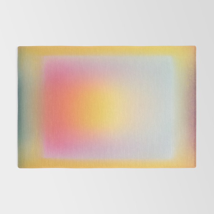 Colorfield Aura Gradient Abstract Art Minimalist Modern Rug Gallery Image 2