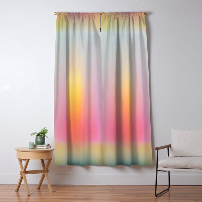 Colorfield Aura Gradient Abstract Art Minimalist Modern Window Curtain Gallery Image 5
