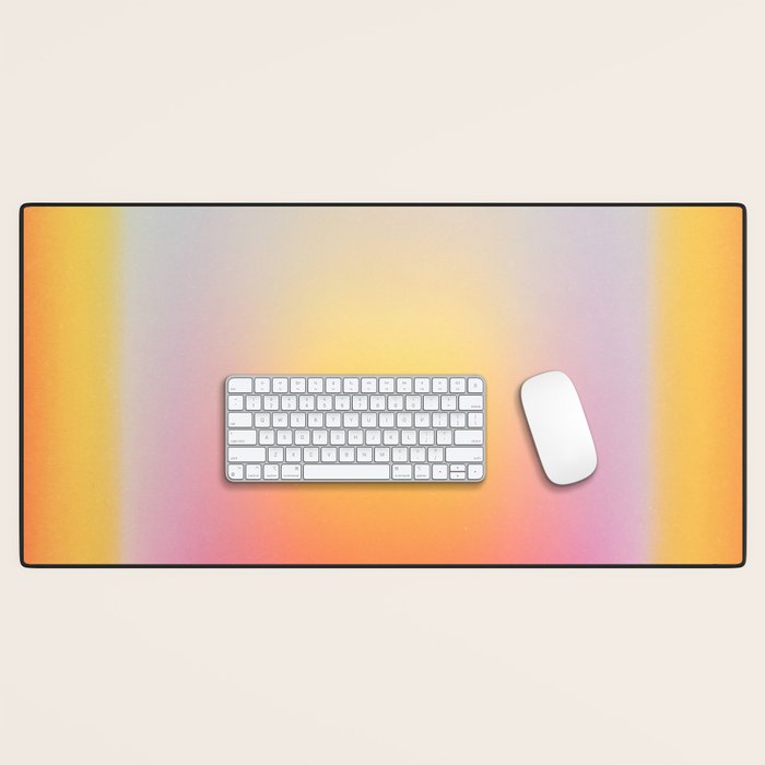 Colorfield Aura Gradient Abstract Art Minimalist Modern Desk Mat Gallery Image 1