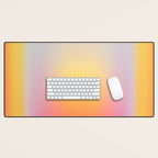 Colorfield Aura Gradient Abstract Art Minimalist Modern Desk Mat Gallery Image 1