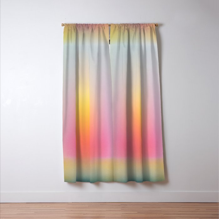 Colorfield Aura Gradient Abstract Art Minimalist Modern Window Curtain Gallery Image 3
