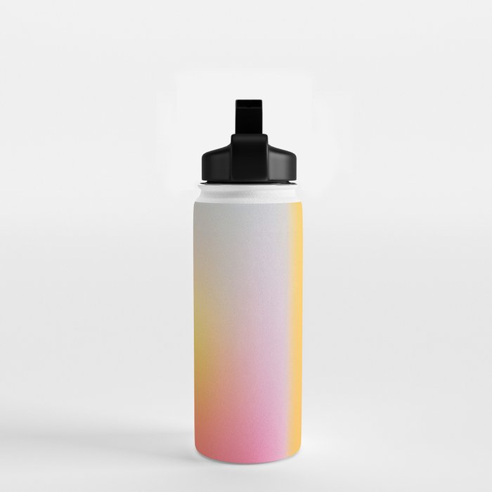 Colorfield Aura Gradient Abstract Art Minimalist Modern Water Bottle Gallery Image 2
