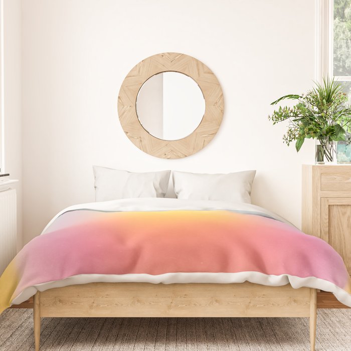 Colorfield Aura Gradient Abstract Art Minimalist Modern Duvet Cover Gallery Image 3