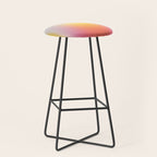 Colorfield Aura Gradient Abstract Art Minimalist Modern Stool Gallery Image 1