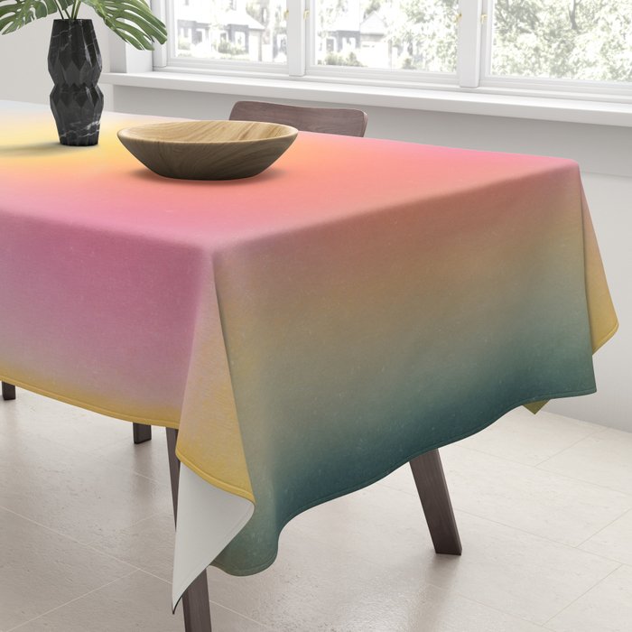 Colorfield Aura Gradient Abstract Art Minimalist Modern Tablecloth Gallery Image 3
