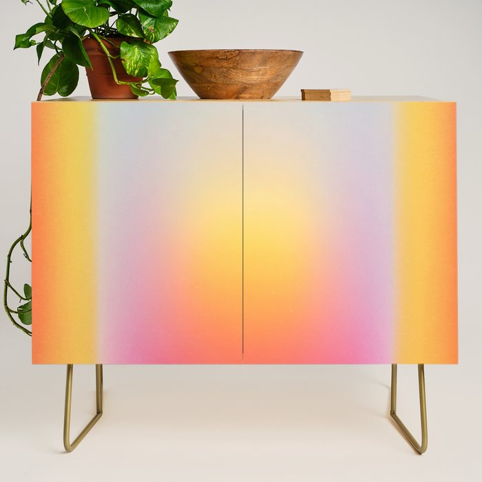 Colorfield Aura Gradient Abstract Art Minimalist Modern Credenza Gallery Image 1