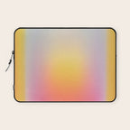 Colorfield Aura Gradient Abstract Art Minimalist Modern Laptop Sleeve Gallery Image 1