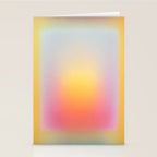 Colorfield Aura Gradient Abstract Art Minimalist Modern Stationery Card Gallery Image 2