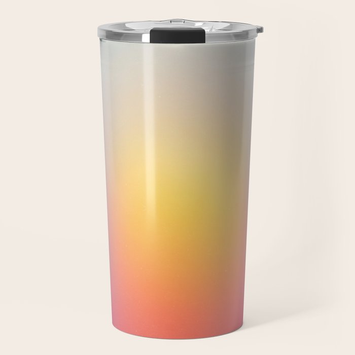 Colorfield Aura Gradient Abstract Art Minimalist Modern Travel Mug Gallery Image 1