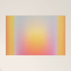 Colorfield Aura Gradient Abstract Art Minimalist Modern Welcome Mat Gallery Image 1