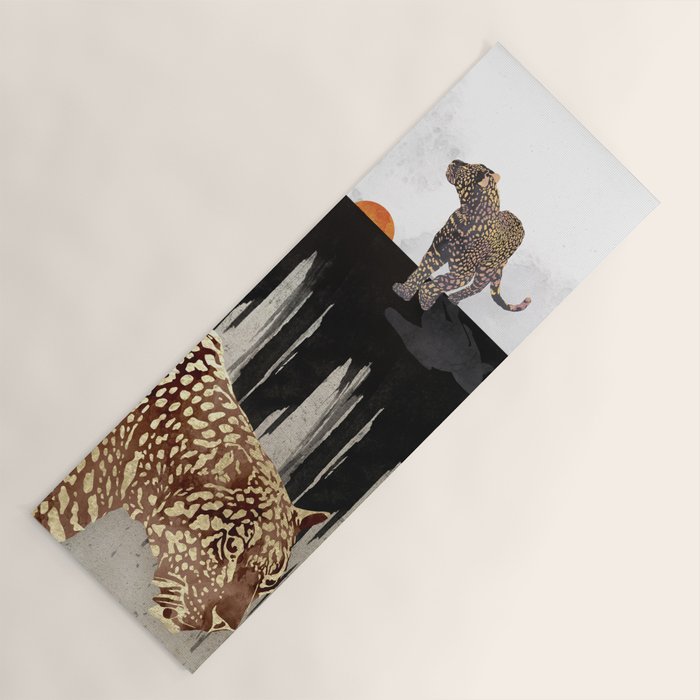 Minimal Leopards Yoga Mat Gallery Image 1