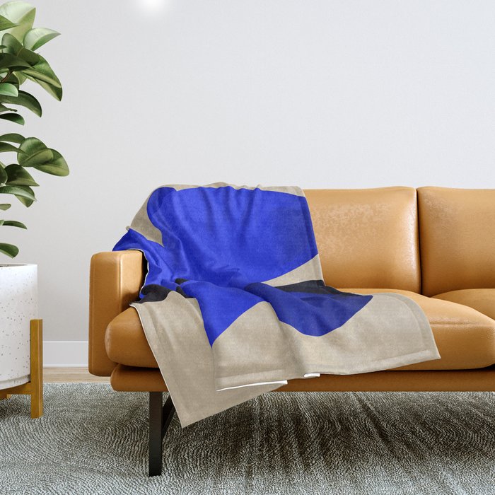 Abstract Composition 17 Throw Blanket Gallery Image 1