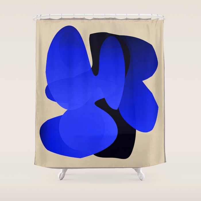 Abstract Composition 17 Shower Curtain Gallery Image 1