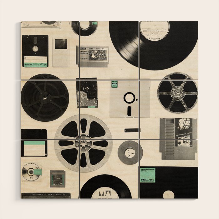 Data Wood Wall Art Gallery Image 1