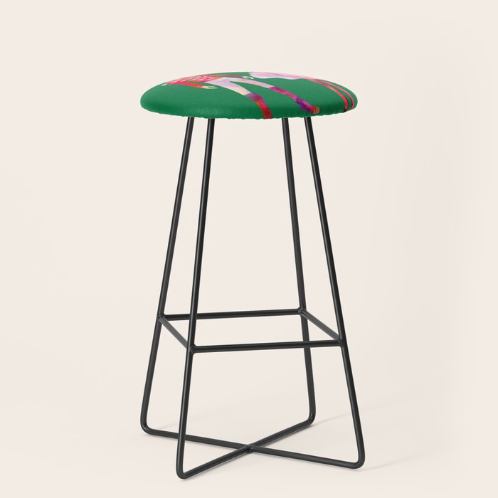 Nutcracker Ballet - Candy Cane Green Stool Gallery Image 1