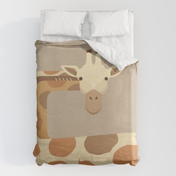 Whimsy Giraffe Duvet Cover Gallery Image 1