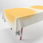 Abstraction_SUN_YELLOW_CIRCLE_BLUR_LOVE_POP_ART_0602A Tablecloth Gallery Image 1