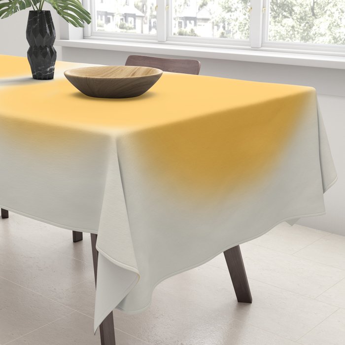 Abstraction_SUN_YELLOW_CIRCLE_BLUR_LOVE_POP_ART_0602A Tablecloth Gallery Image 3