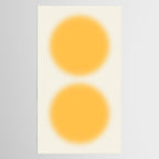 Abstraction_SUN_YELLOW_CIRCLE_BLUR_LOVE_POP_ART_0602A Tablecloth Gallery Image 2
