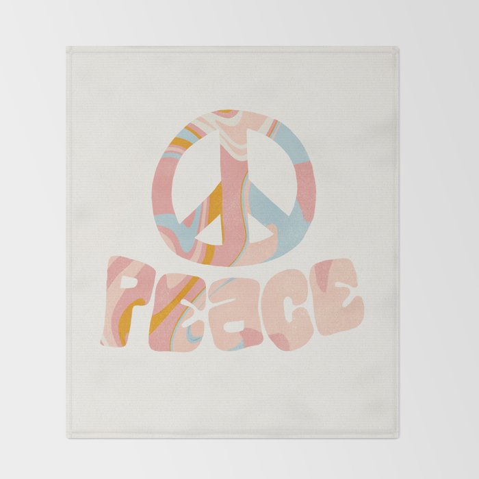 peace Throw Blanket Gallery Image 2