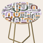 Shapes and animal print C Side Table Gallery Image 2