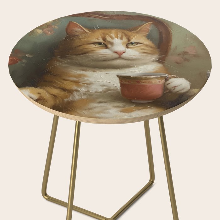 Tea Time Cat I Side Table Gallery Image 2