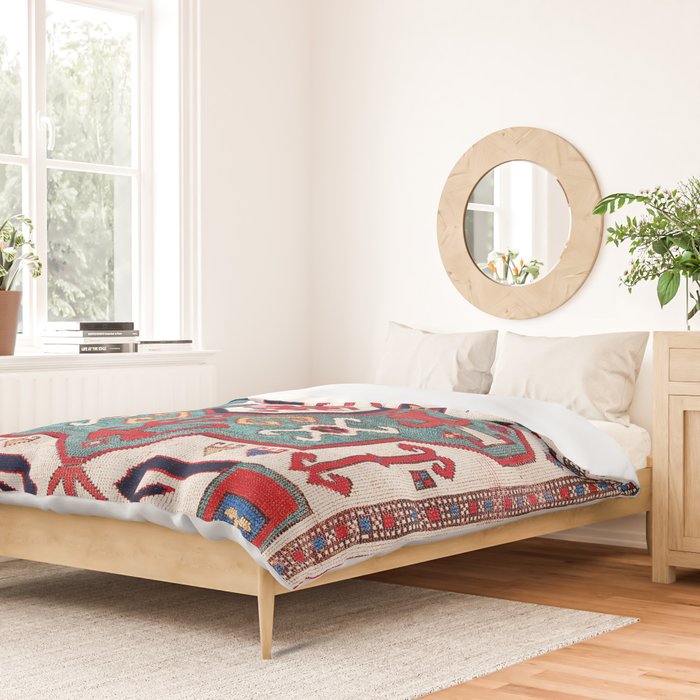 Kazak Southwest Caucasus Rug Duvet Cover Gallery Image 2