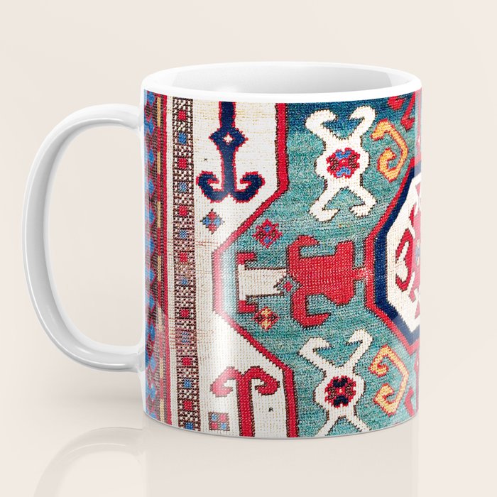Kazak Southwest Caucasus Rug Coffee Mug Gallery Image 3