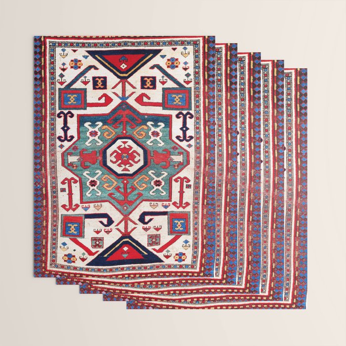 Kazak Southwest Caucasus Rug Wrapping Paper Gallery Image 3